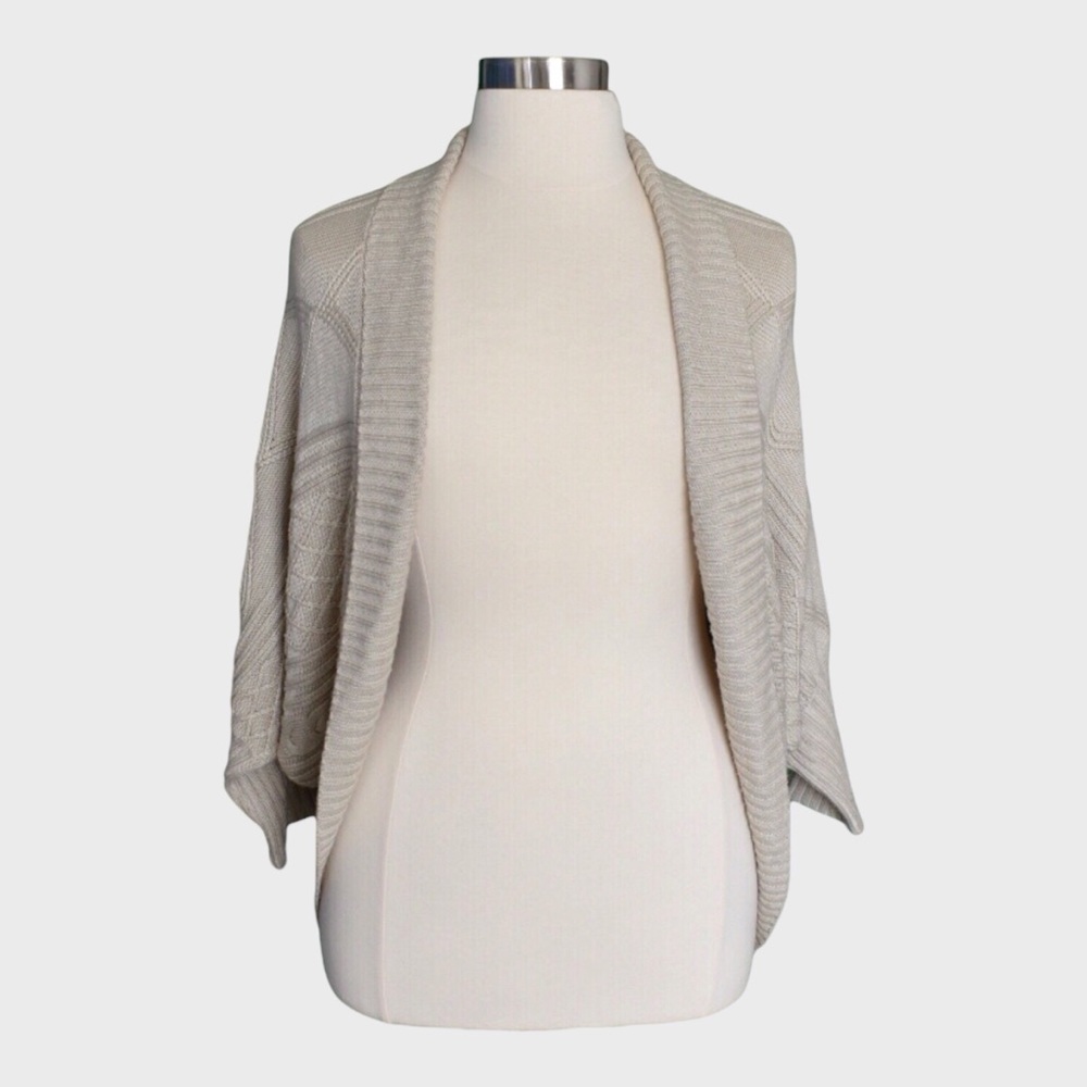 Apt 9 Cocoon Open Front Textured Knit Cardigan